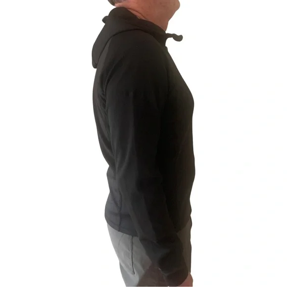 COLUMBIA Titanium Full Zip Black Hooded Jacket Stretch Athletic Size Large - Picture 7 of 16